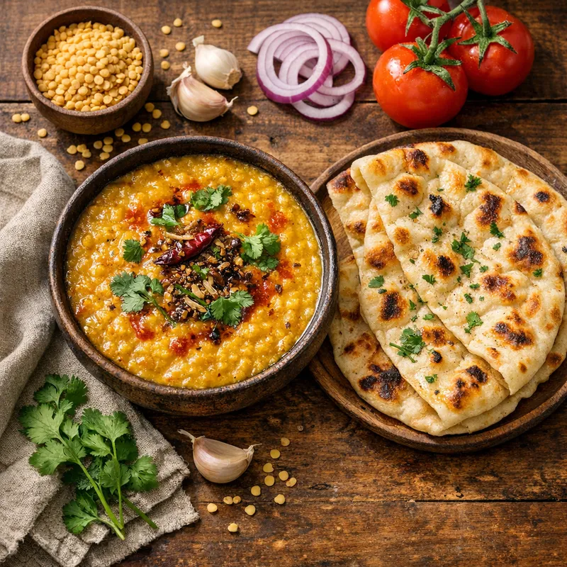 Dal Tadka with Naan