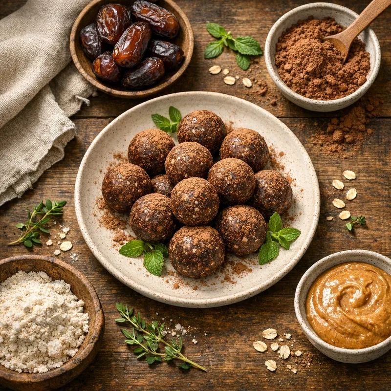 Date & Cocoa Energy Balls