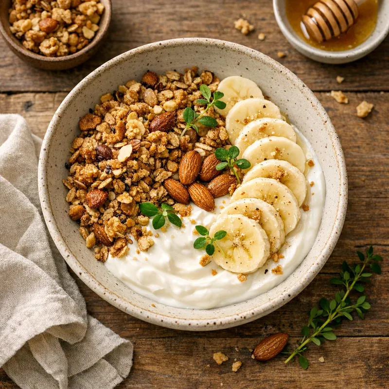 Homemade Granola Bowl