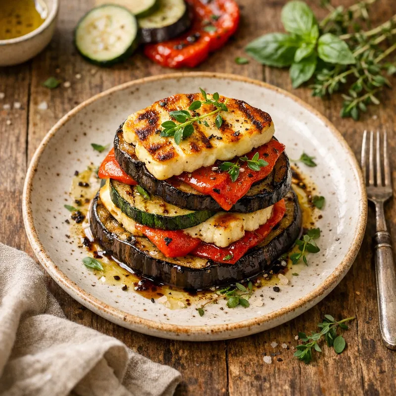 Grilled Veggie Stack