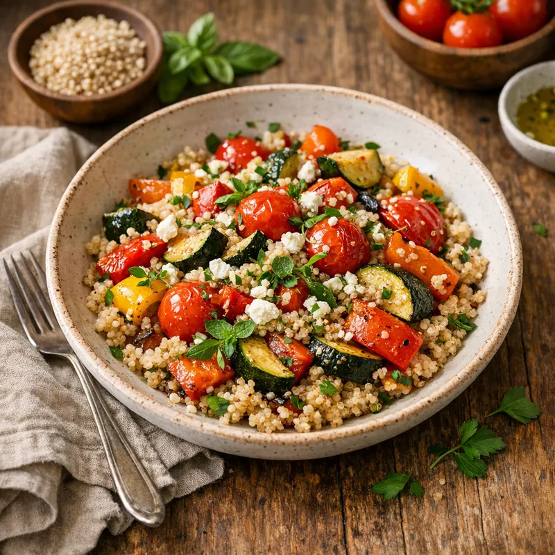 Quinoa & Roasted Vegetable Salad