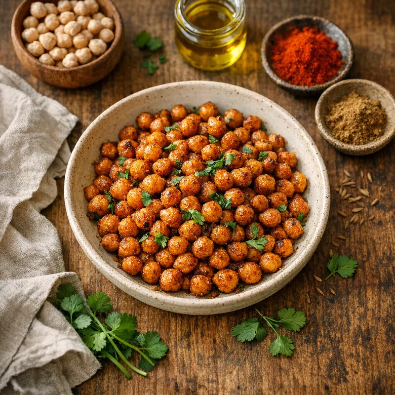 Spiced Roasted Chickpeas