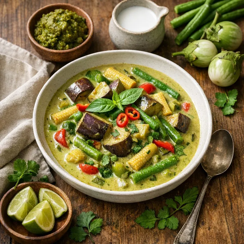 Thai Green Curry with Vegetables