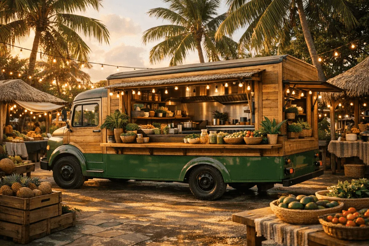 The Naturespan organic food truck
