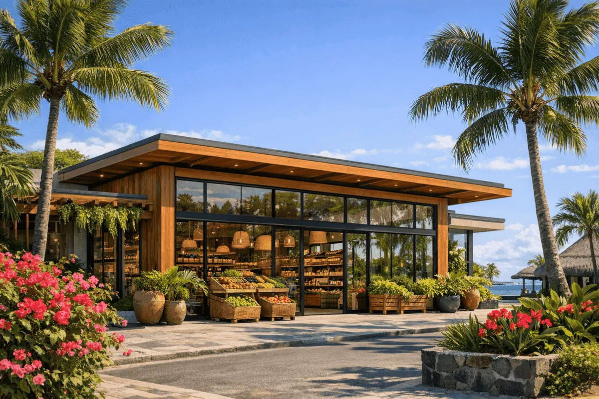 The Naturespan store in Grand Baie