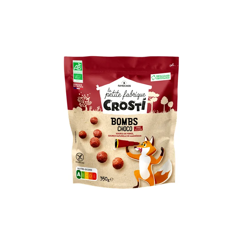 Chocolate Crosti Bombs, Gluten Free 350g, FAVRICHON