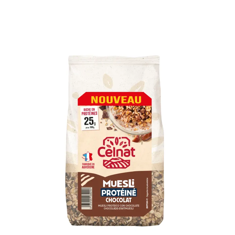 Blackcurrant Chunk And Flake Muesli With Gourmet Seeds 500g, FAVRICHON
