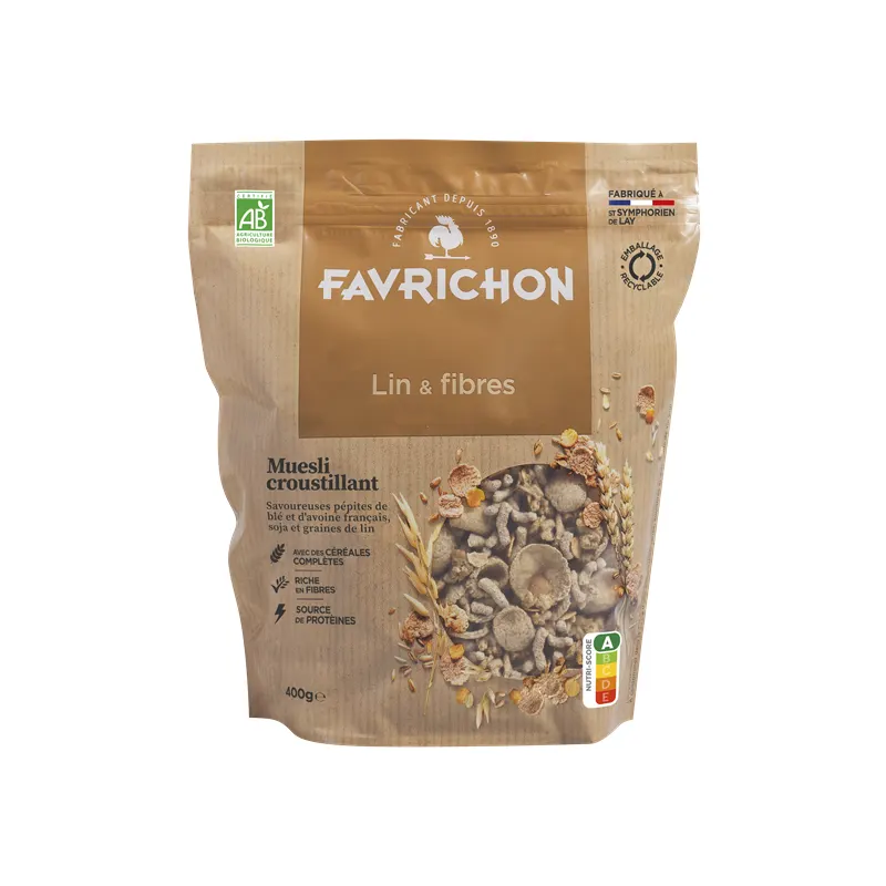 Flax And Fibre Muesli 400g, FAVRICHON