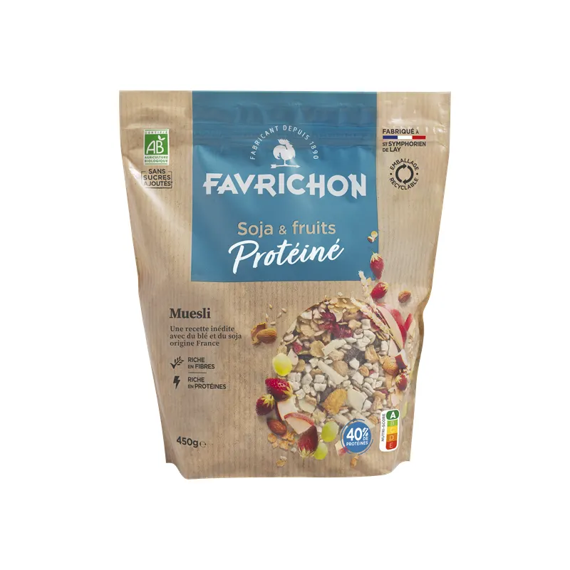 Soy And Fruit Protein Muesli 450g, FAVRICHON