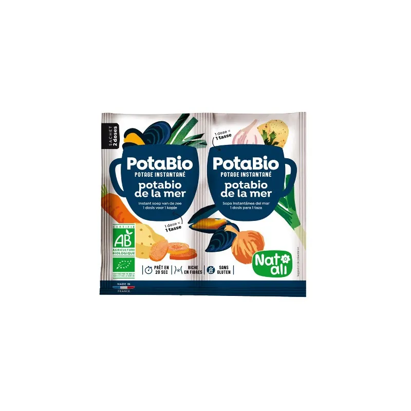 Organic Sea Plant Drink Gluten Free Sachet 2 Doses, NATALI