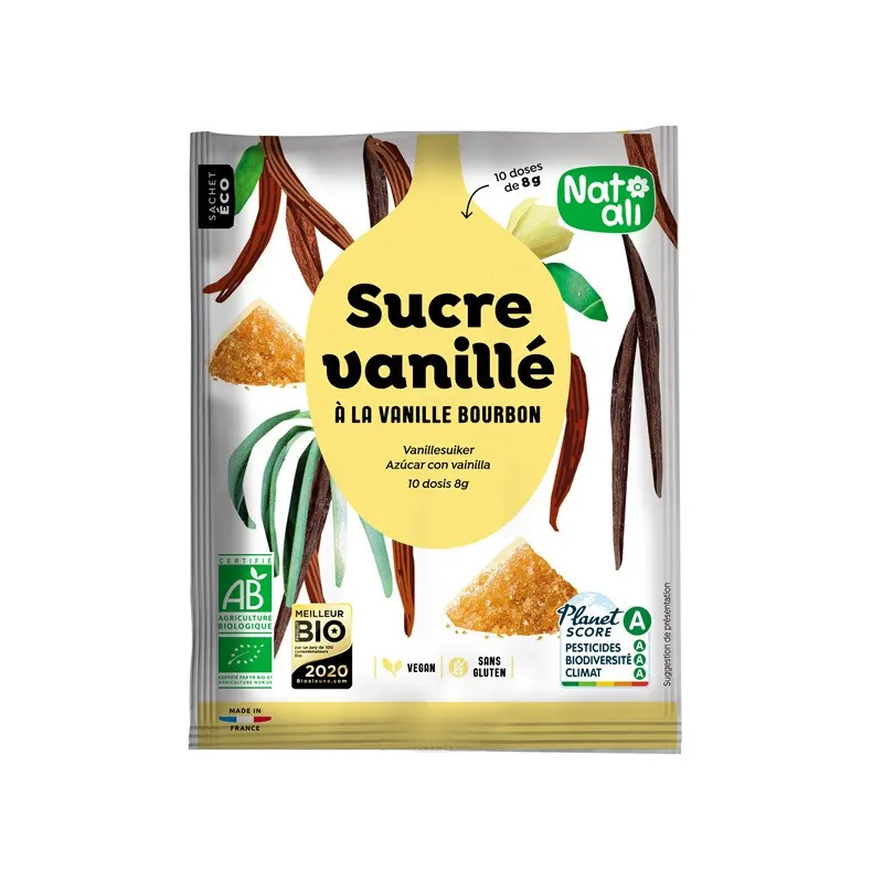 Vanilla Sugar Sachet 80g, NATALI