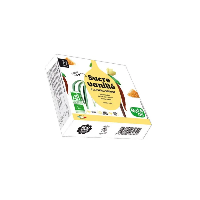 Vanilla Sugar Box Of 8 Sachets Of 8g, NATALI