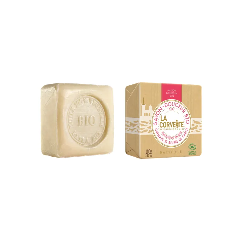 Gentle Shea Butter And Pomegranate Soap 100g, LA CORVETTE