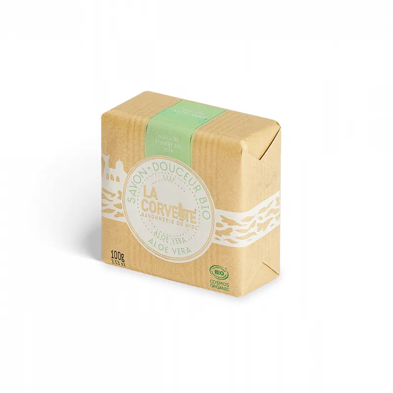 Gentle Aloe Vera Soap 100g, LA CORVETTE