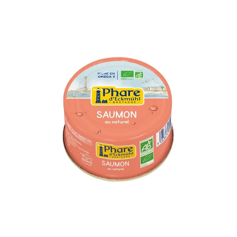 Salmon Au Naturel 93g (Skinless And Boneless), PHARE D'ECKMUHL