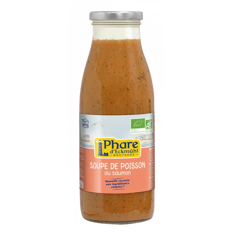 Salmon Fish Soup (Glass Bottle) 500g, PHARE D'ECKMUHL
