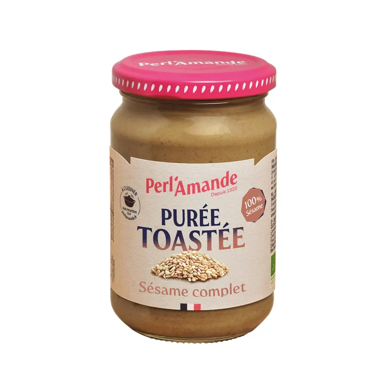 Organic Whole Sesame Paste 280g, PERL'AMANDE