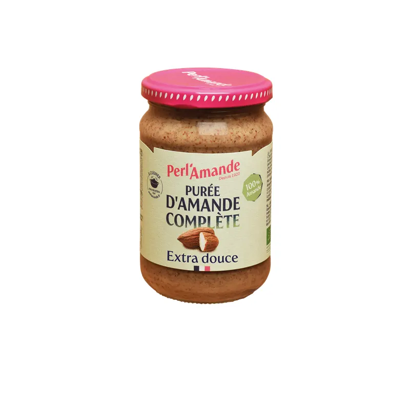 Organic 100% Whole Almond Extra Smooth Paste 280g, PERL'AMANDE