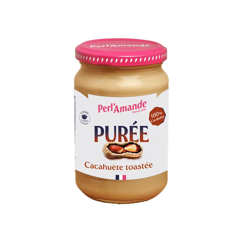 Organic Roasted Peanut Paste 280g, PERL'AMANDE
