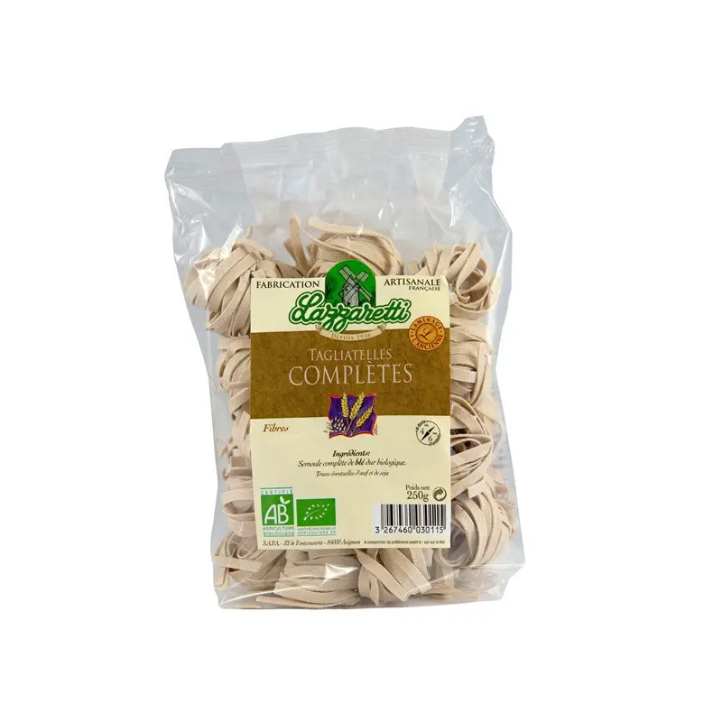 Organic Whole Tagliatelle Pasta 250g, LAZZARETTI