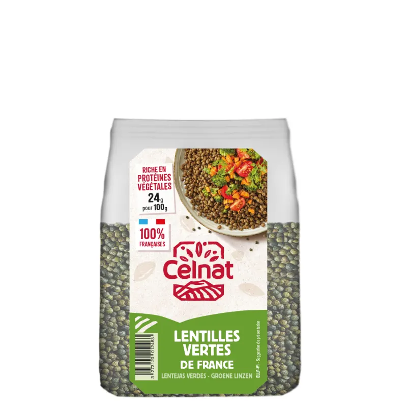 Green Lentils From France 500g, CELNAT
