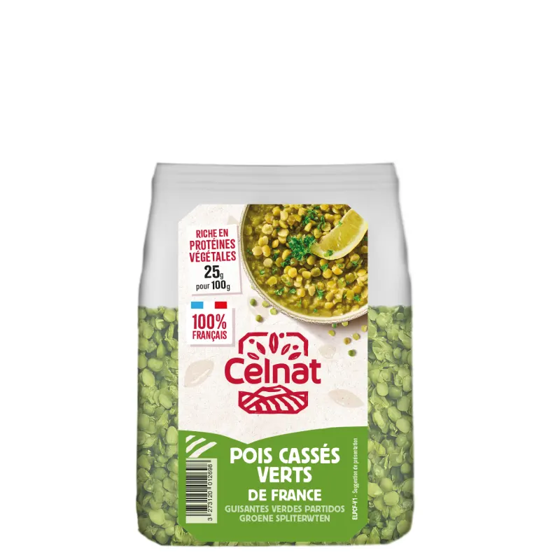 Green Split Peas 500g, CELNAT