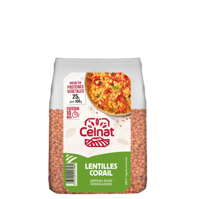 Red Lentils 500g, CELNAT