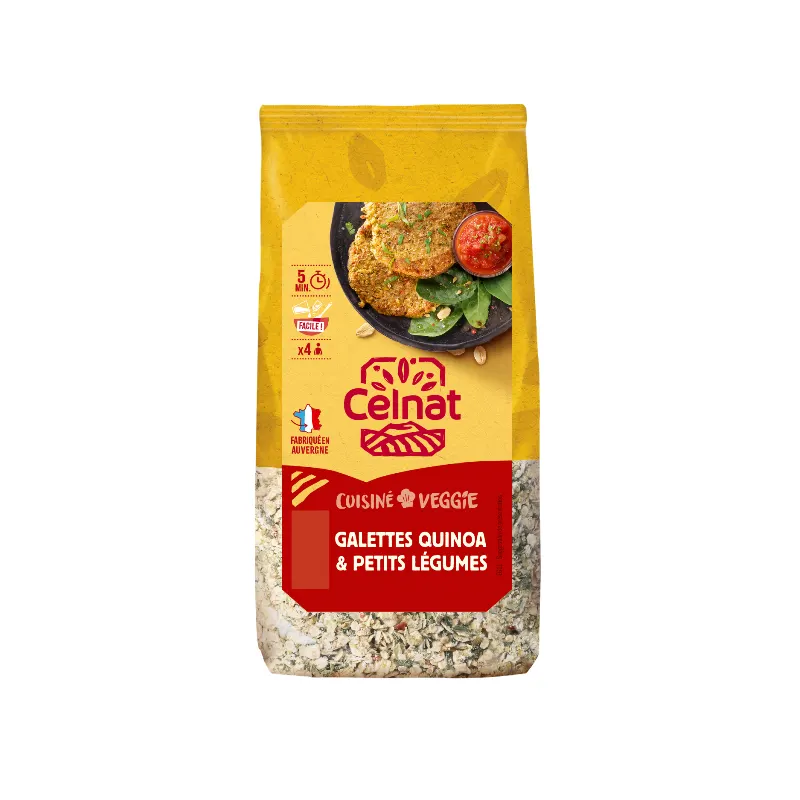 Quinoa And Baby Vegetables Veggie Patty Mix 200g, CELNAT