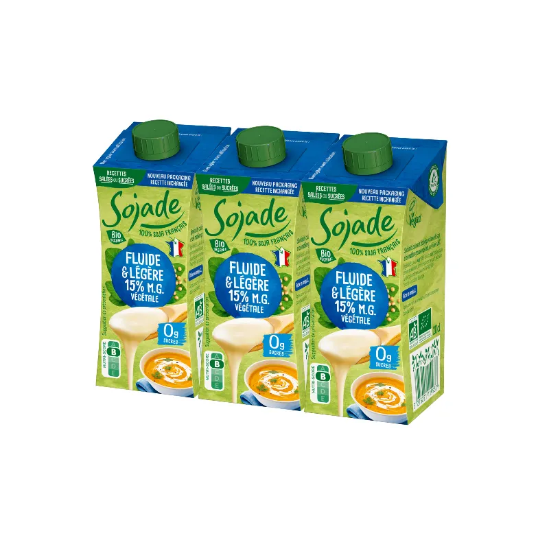 Sojade UHT Cooking Cream 3x20CL, SOJADE