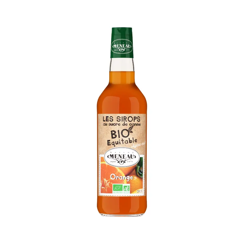 Cane Syrup Orange 50cl, MENEAU