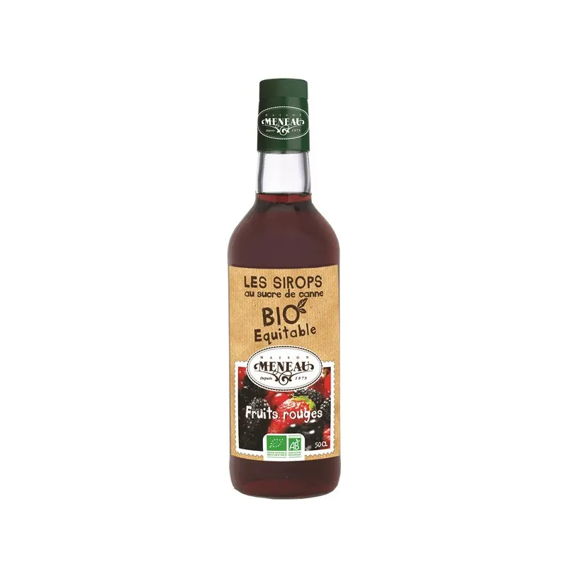 Cane Syrup Red Fruits 50cl, MENEAU