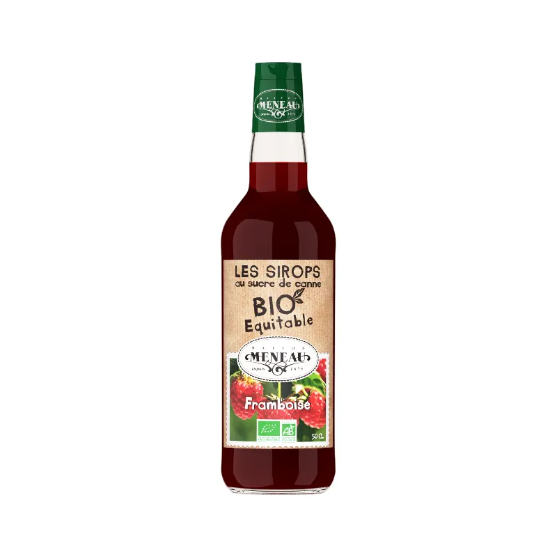Sugar Cane Raspberry Syrup 50cl, MENEAU