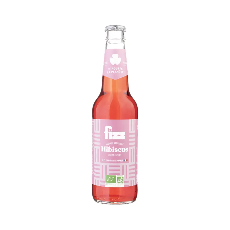 Fizz Sparkling Drink Cherry Hibiscus 33cl, MENEAU