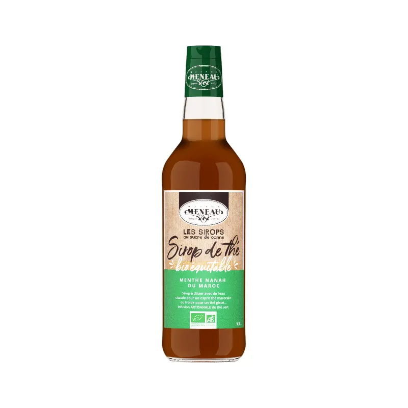 Moroccan Green Tea Mint Syrup 50cl, MENEAU