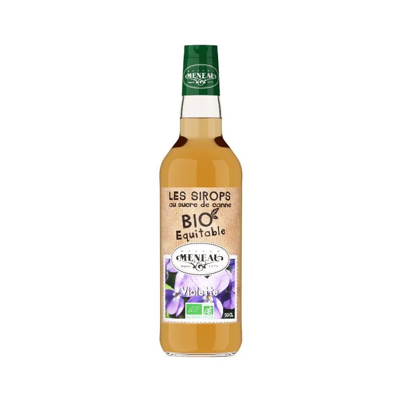 Sugar Cane Violet Syrup 50cl, MENEAU