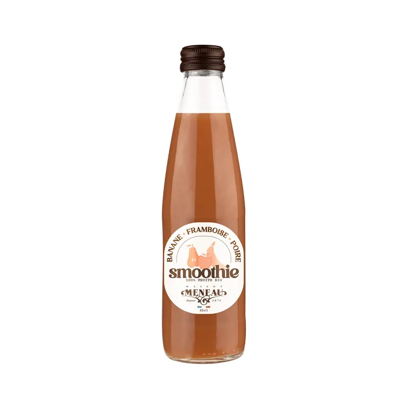 Banana Raspberry Pear Smoothie 25cl, MENEAU