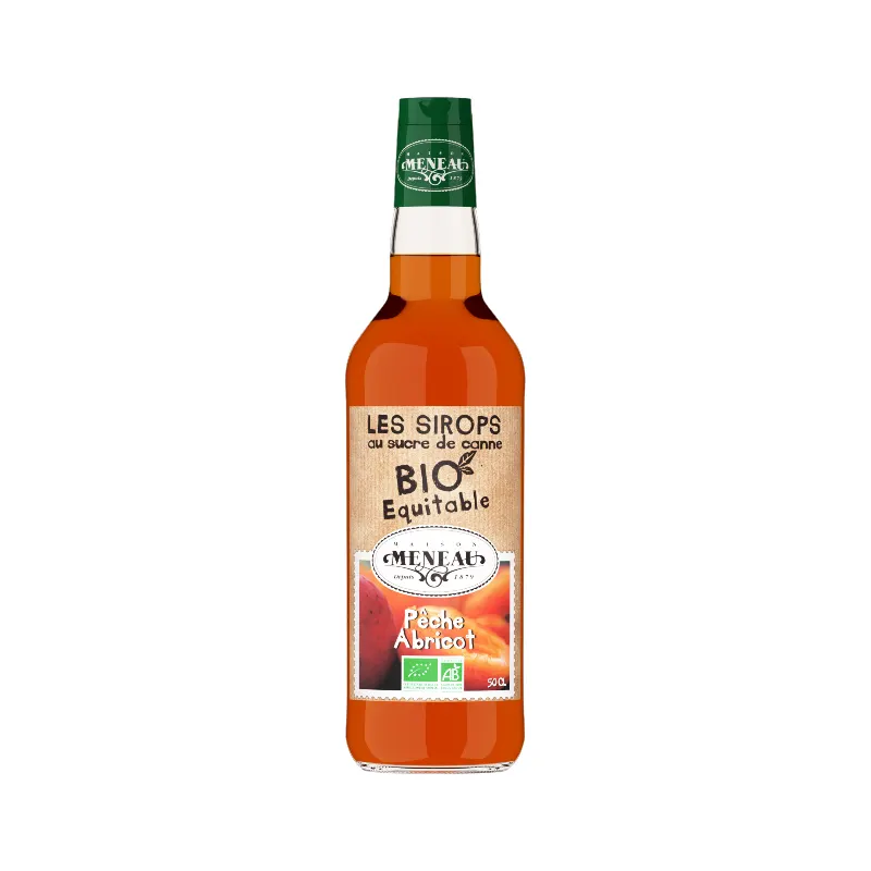 Cane Syrup Peach Apricot 50cl, MENEAU