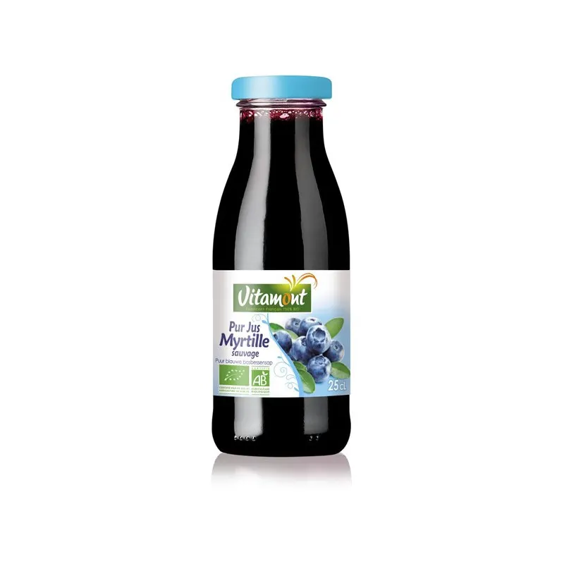 Pure Blueberry Juice 25cl, VITAMONT