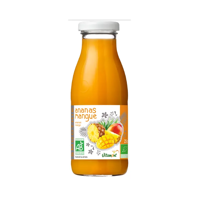Pineapple Mango Smoothie 25cl, VITAMONT