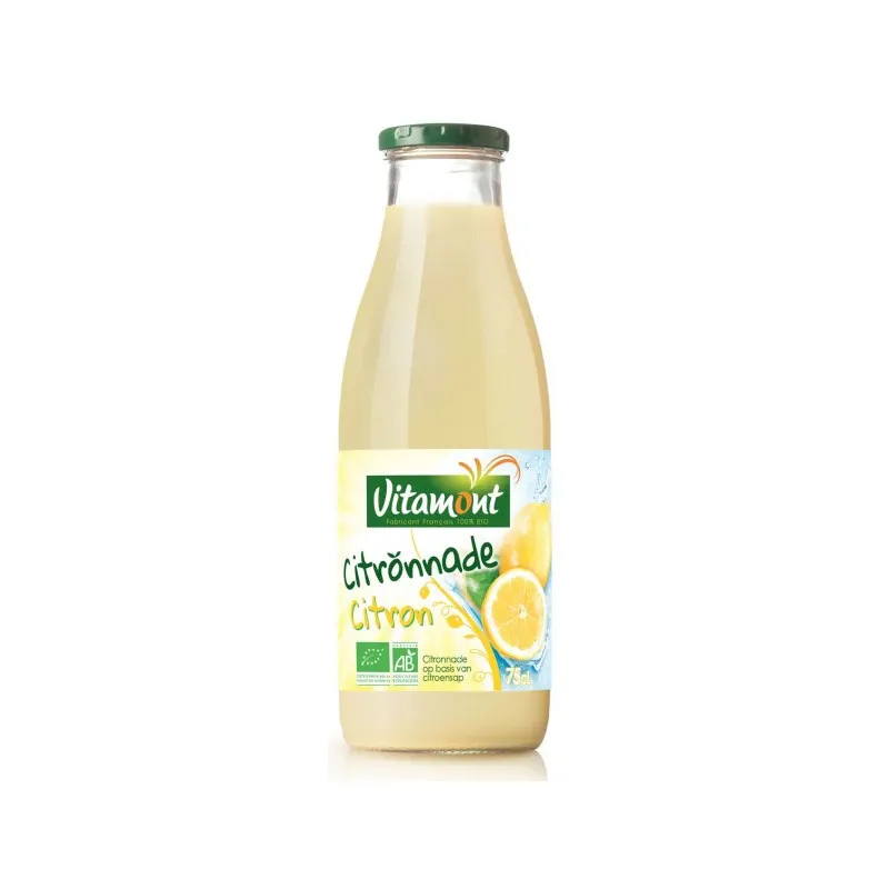 Yellow Pure Lemon Juice Lemonade 75cl, VITAMONT