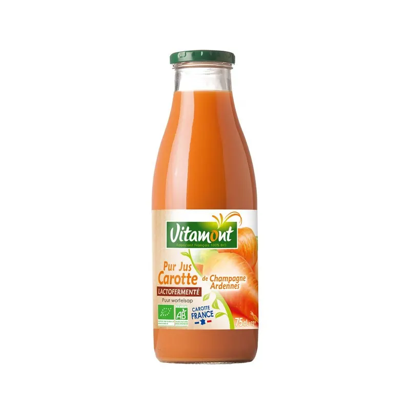 Lacto Fermented Carrot Juice 75cl, VITAMONT