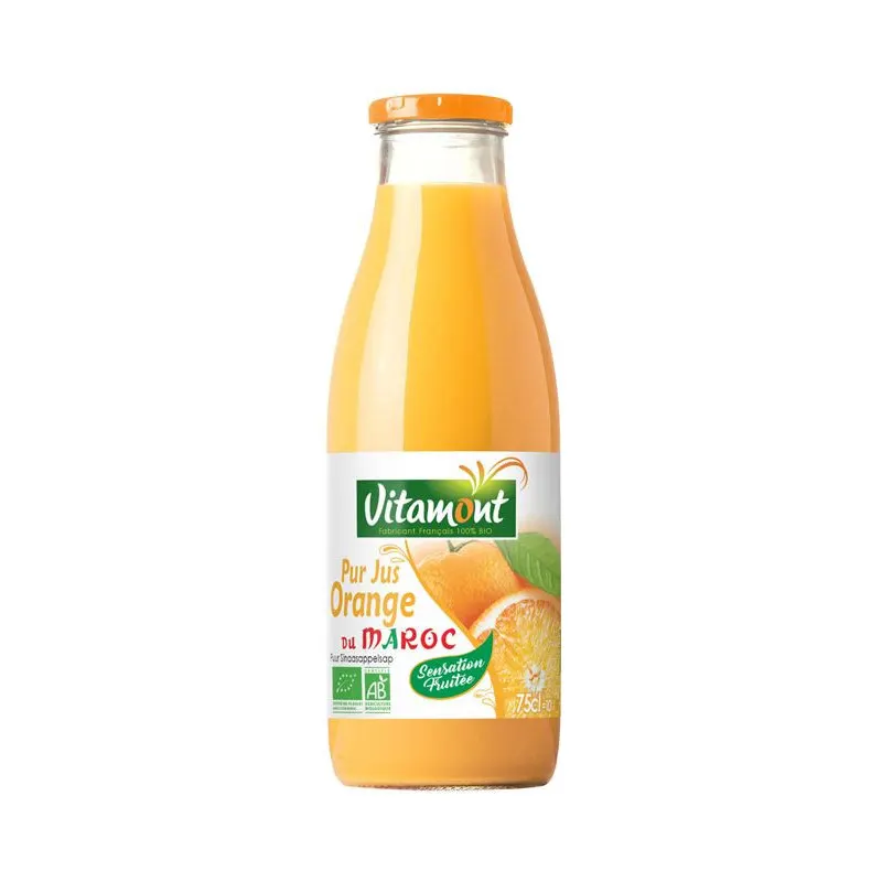 Pure Orange Juice From Morocco 75cl, VITAMONT