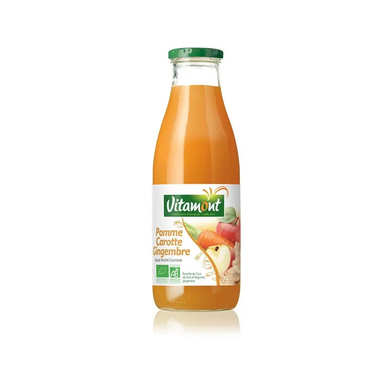 Apple Carrot Ginger Juice 75cl, VITAMONT