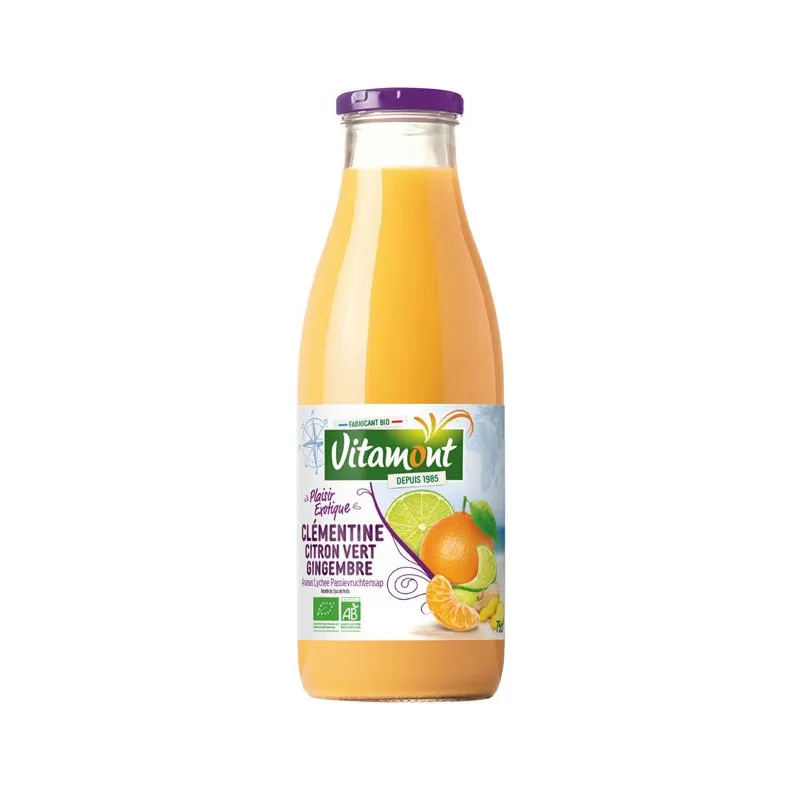 Clementine Lime Ginger Juice 75cl, VITAMONT