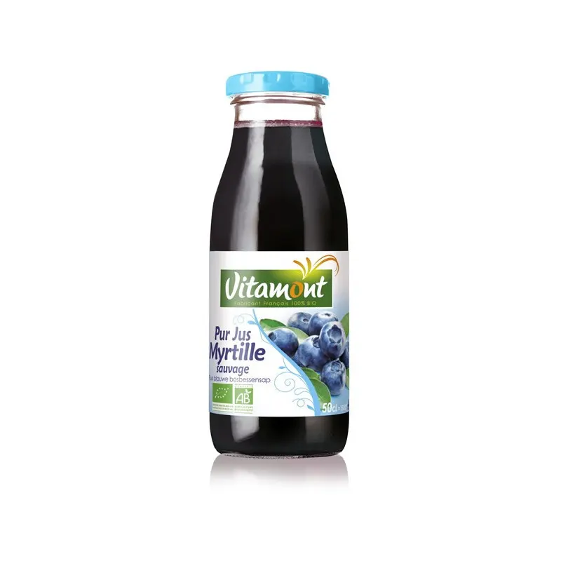 Pure Blueberry Juice 50cl, VITAMONT