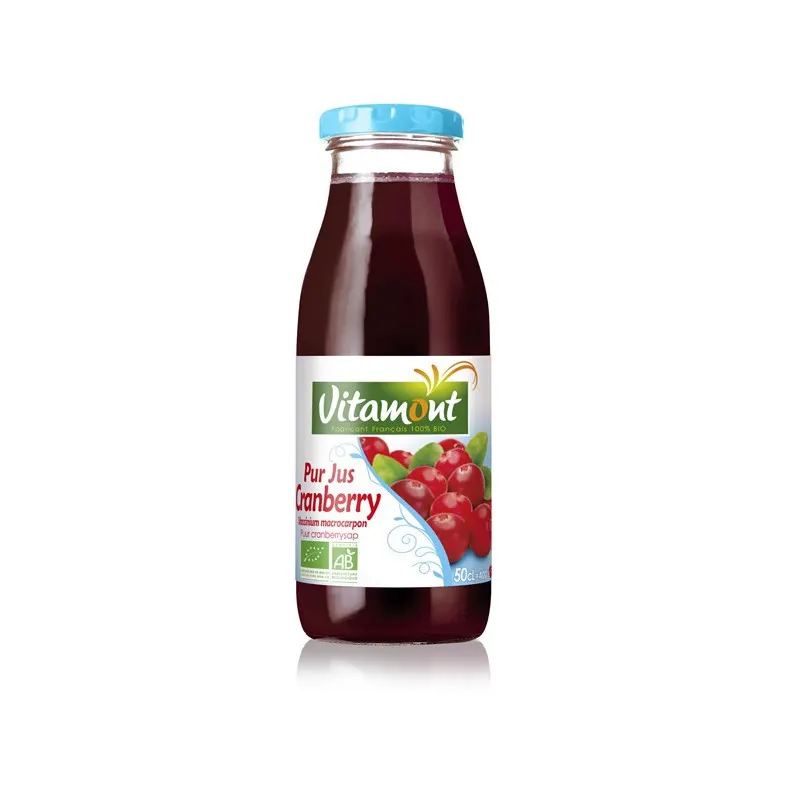Pure Cranberry Juice 50cl, VITAMONT
