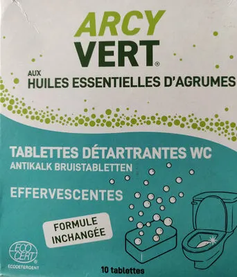 Descaling Toilet Tablets (10 TABLETS) ARCY VERT, ARCY VERT