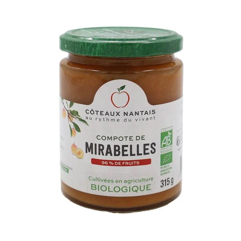 Mirabelle Plum Puree 315g, COTEAUX NANTAIS