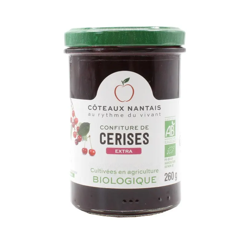 Extra Cherry Jam 260g, COTEAUX NANTAIS