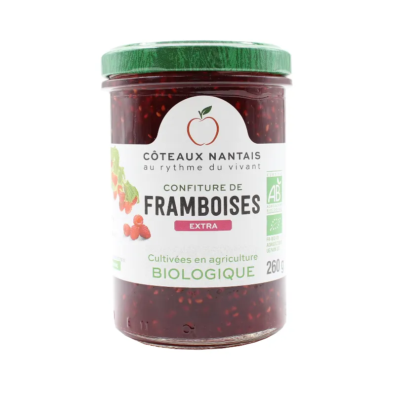 Extra Raspberry Jam 260g, COTEAUX NANTAIS